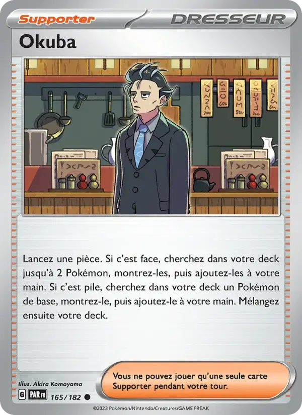 Carte Pokémon Okuba #165 — Faille Paradoxe