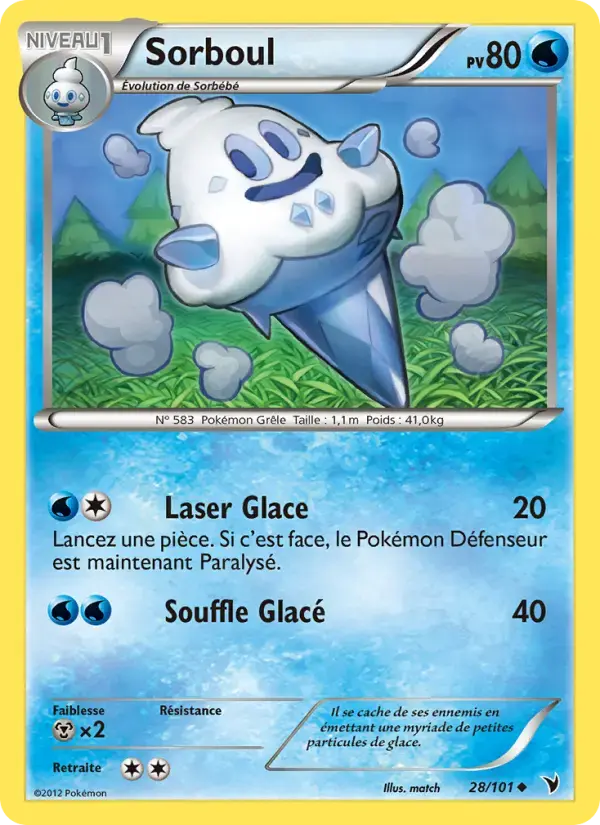 Carte Pokémon Sorboul #28 — Nobles Victoires