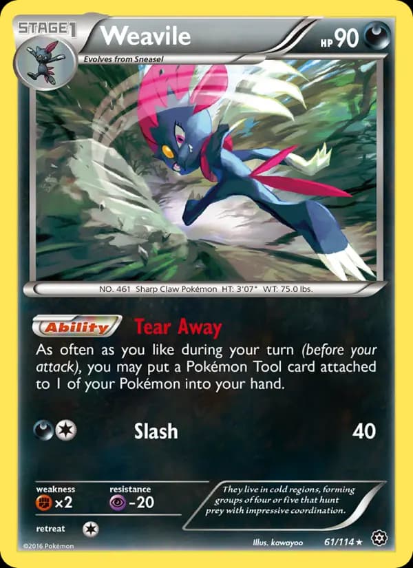 Weavile #61 — Steam Siege
