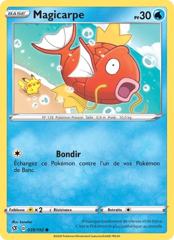 Carte Pokémon Magicarpe #39 — Clash des Rebelles