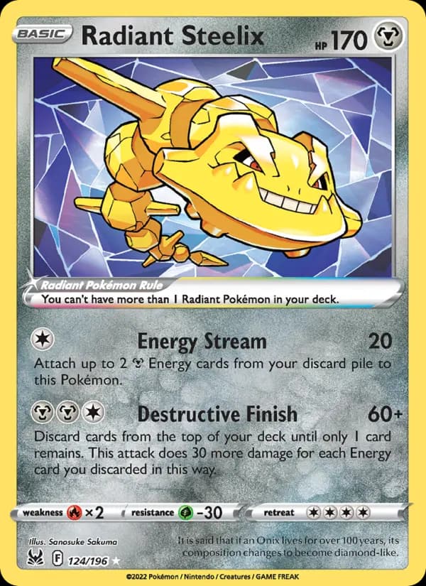 Radiant Steelix #124 — Lost Origin