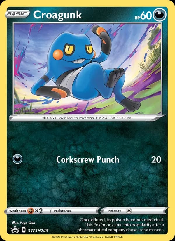 Croagunk #SWSH245 — Sword & Shield Promos