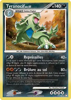 Carte Pokémon Tyranocif #17 — Trésors Mystérieux
