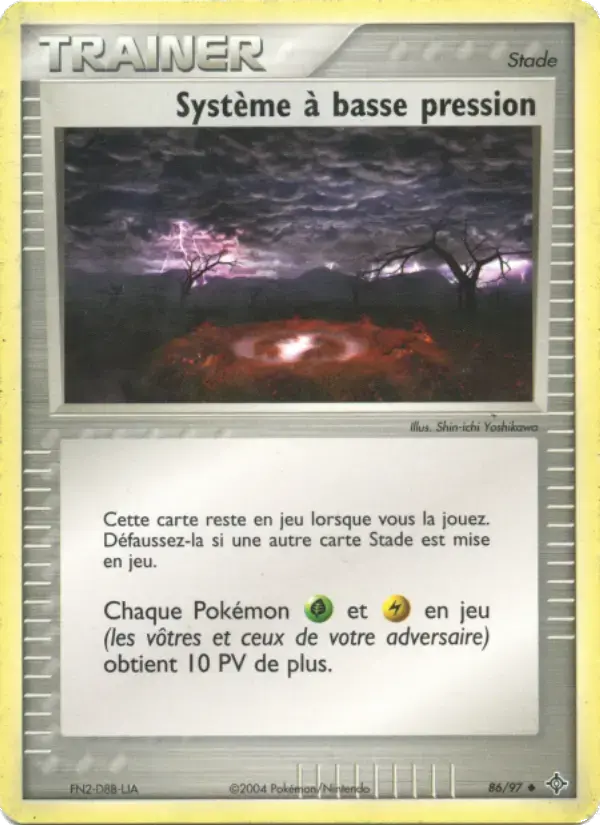 Carte Pokémon Système à basse pression #86 — Dragon
