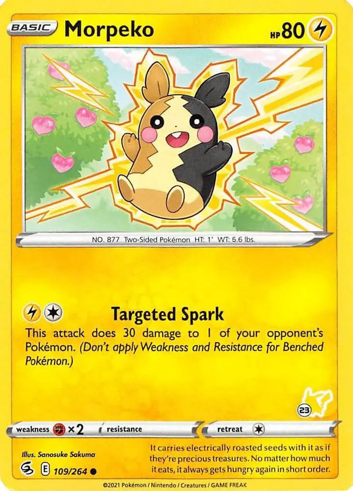 Morpeko #Pikachu 23 — Battle Academy 2022