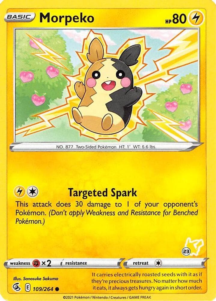 Morpeko #109 Stamp — Fusion Strike