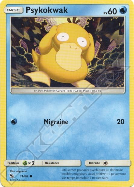 Carte Pokémon Psykokwak #11 — Destinées Occultes