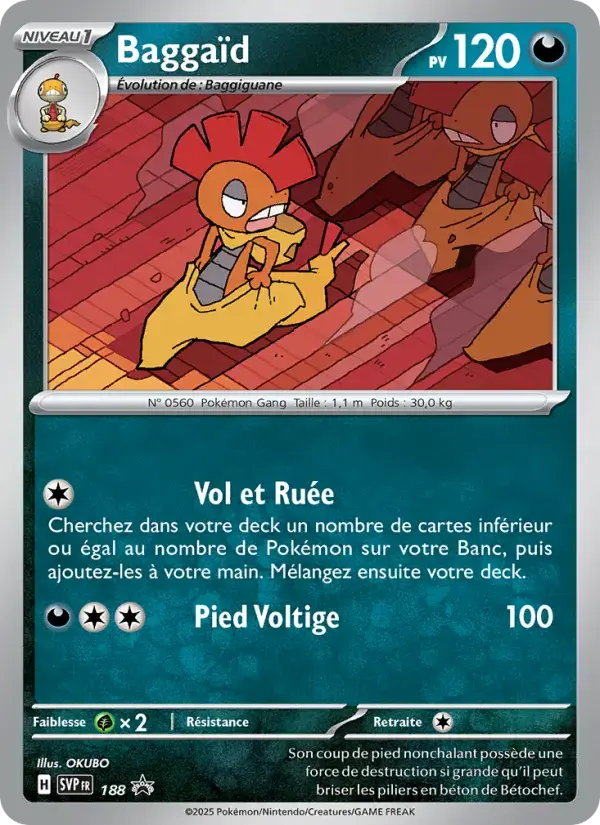 Carte Pokémon Baggaïd #188 — Promos Écarlate et Violet