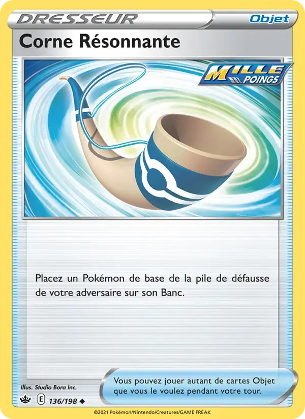 Carte Pokémon Corne Résonnante #136 — Règne de Glace