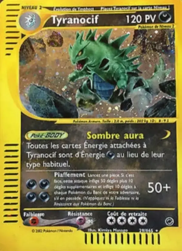 Carte Pokémon Tyranocif #29 — Expédition