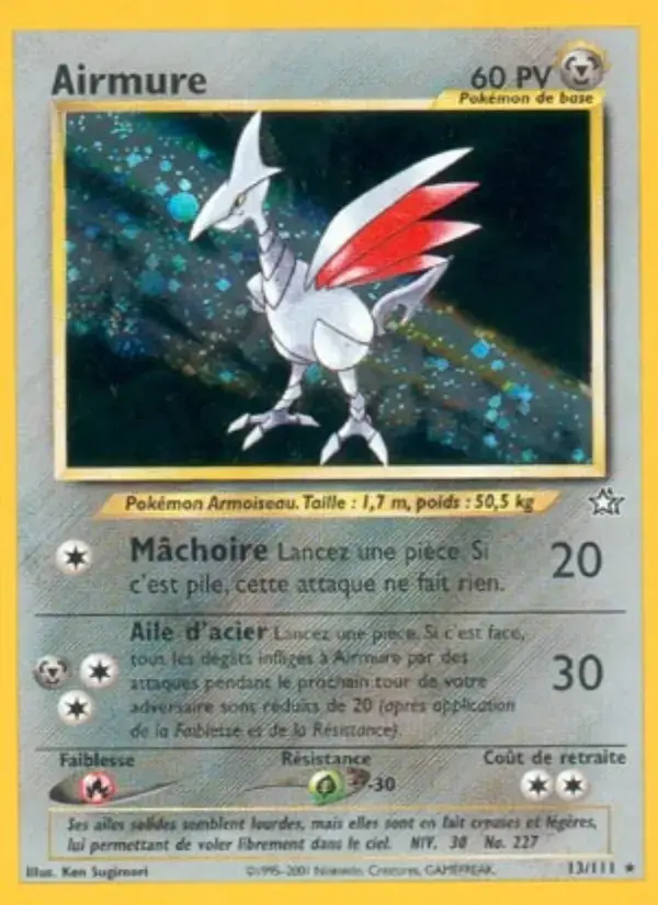 Carte Pokémon Airmure #13 — Neo Genesis