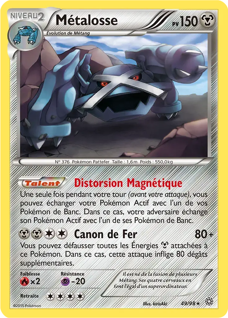 Carte Pokémon Métalosse #49 — Origines Antiques