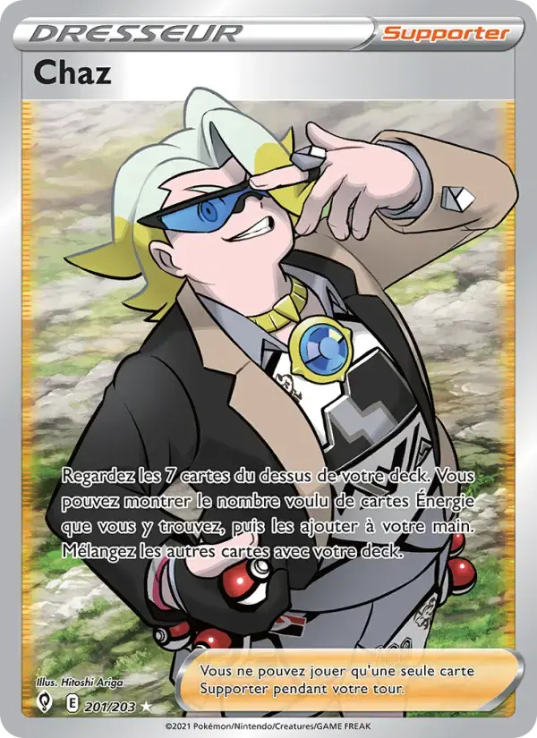 Carte Pokémon Chaz #201 — Évolution Céleste