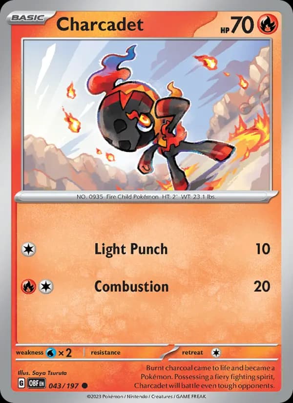 Charcadet #043 — Obsidian Flames