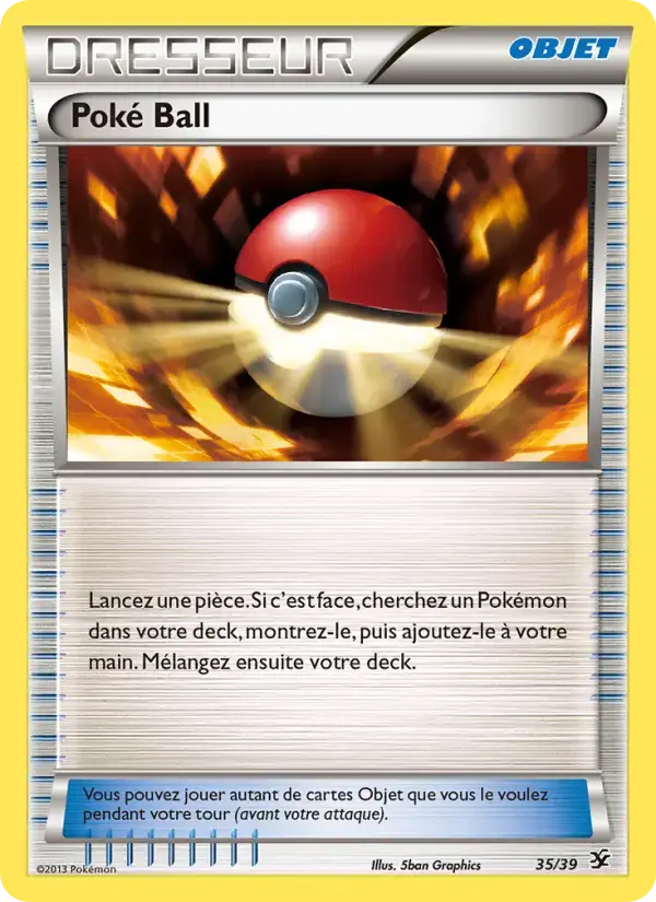 Carte Pokémon Poké Ball #35 — Bienvenue à Kalos