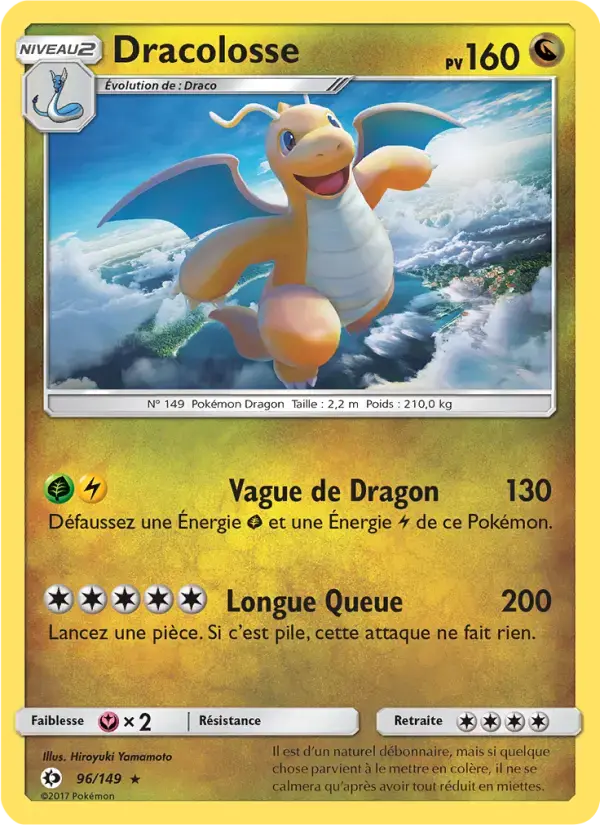 Carte Pokémon Dracolosse #96 — Soleil et Lune