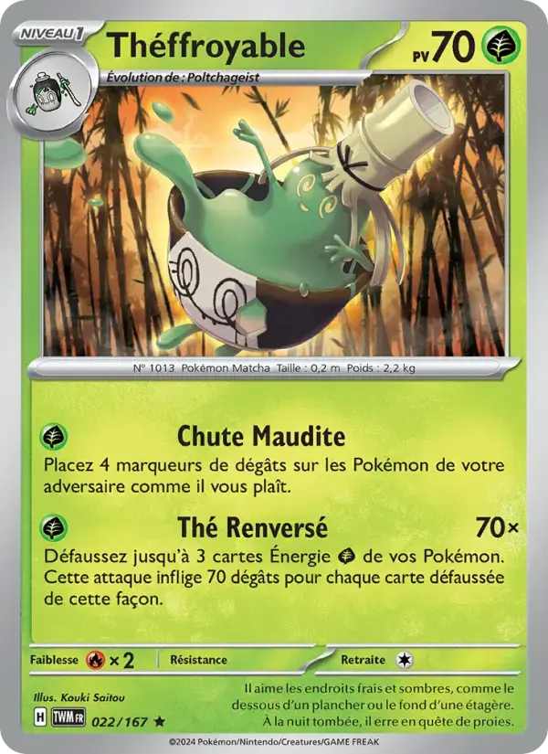 Carte Pokémon Théffroyable #022 — Mascarade Crépusculaire