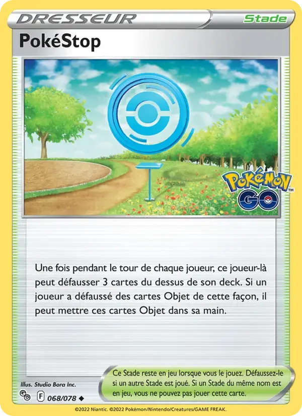 Carte Pokémon PokéStop #068 — Pokémon GO