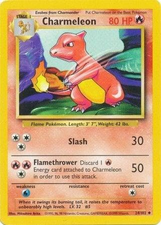 Charmeleon #24 — Base Set