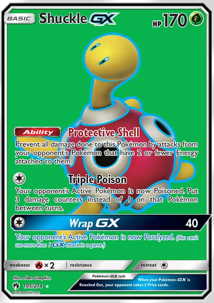 Shuckle GX #195 — Lost Thunder