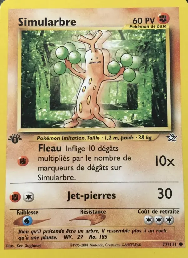 Carte Pokémon Simularbre #77 — Neo Genesis