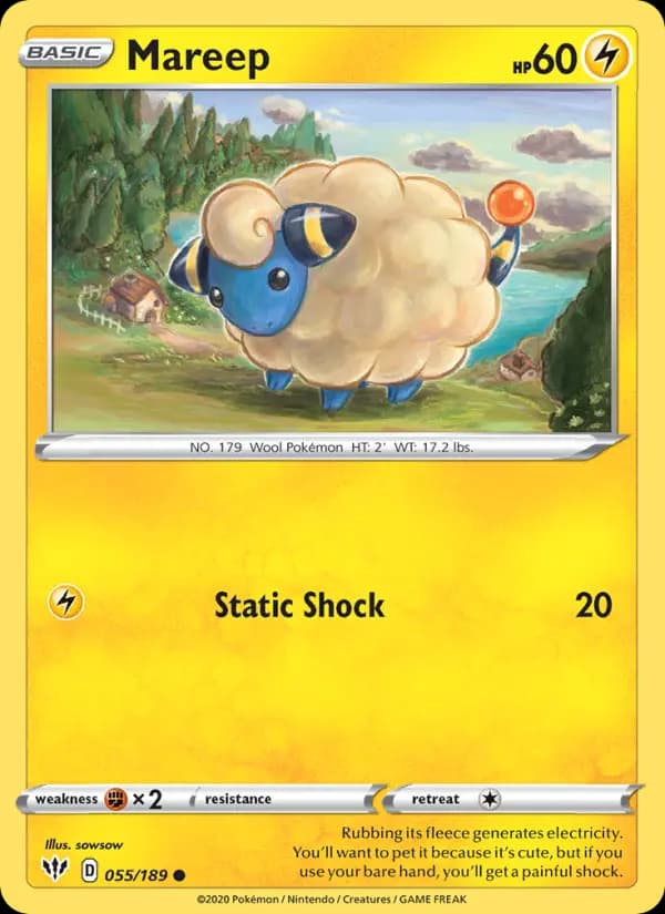 Mareep #55 — Darkness Ablaze