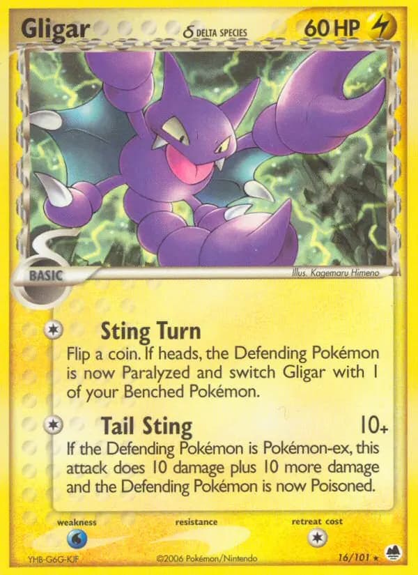 Gligar δ #016 — Dragon Frontiers
