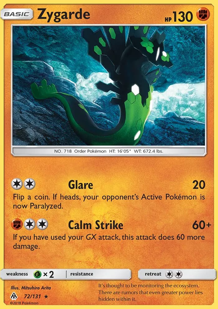 Zygarde #72 — Forbidden Light