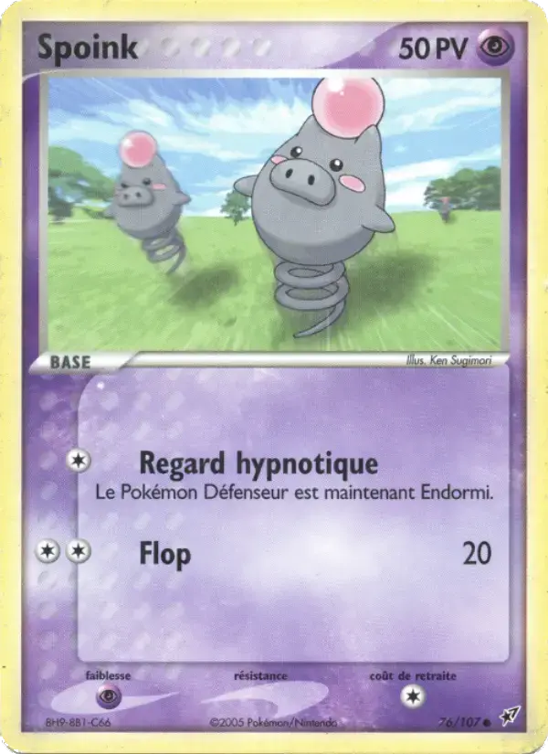 Carte Pokémon Spoink #76 — Deoxys