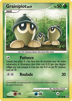 Carte Pokémon Grainipiot #97 — Diamant et Perle