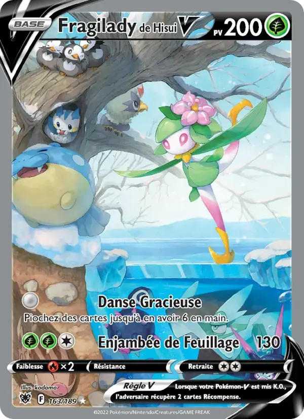 Carte Pokémon Fragilady de Hisui V #163 — Astres Radieux