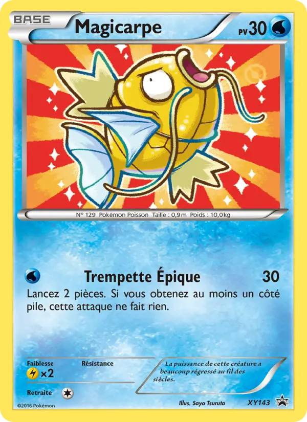 Carte Pokémon Magicarpe #XY143 — Promos X&Y
