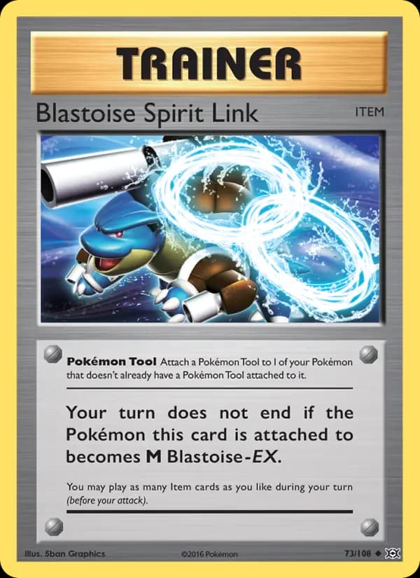 Blastoise Spirit Link #73 — Evolutions