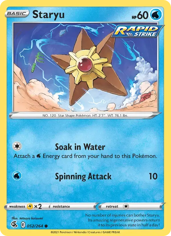 Staryu #52 — Fusion Strike