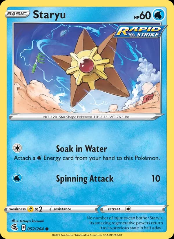 Staryu #52 — Fusion Strike
