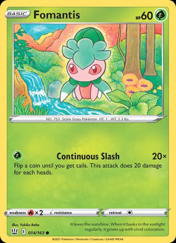 Fomantis #14 — Battle Styles