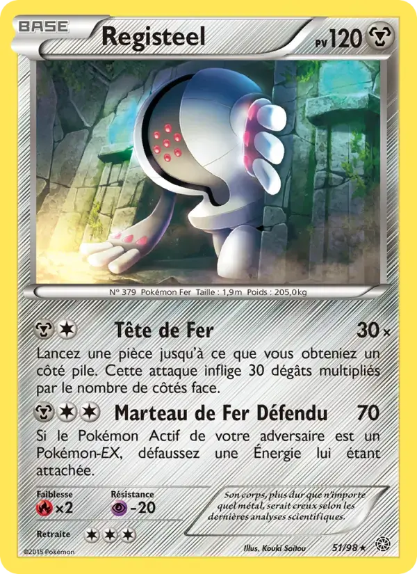 Carte Pokémon Registeel #51 — Origines Antiques