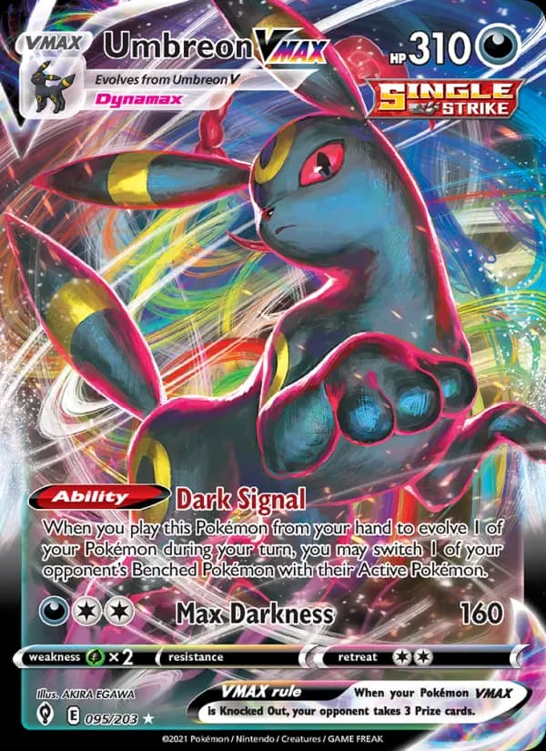 Umbreon VMAX #95 — Evolving Skies