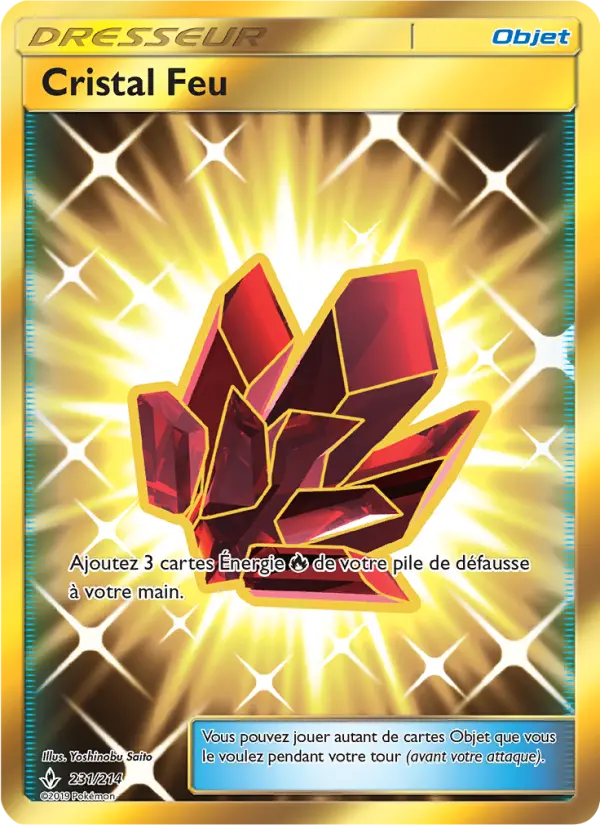 Carte Pokémon Cristal Feu #231 — Alliance Infaillible