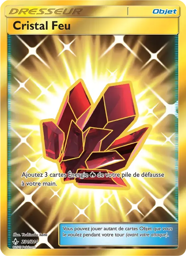 Carte Pokémon Cristal Feu #231 — Alliance Infaillible