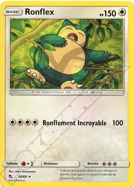 Carte Pokémon Ronflex #050 Stamp — Destinées Occultes
