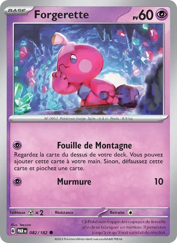 Carte Pokémon Forgerette #082 — Faille Paradoxe
