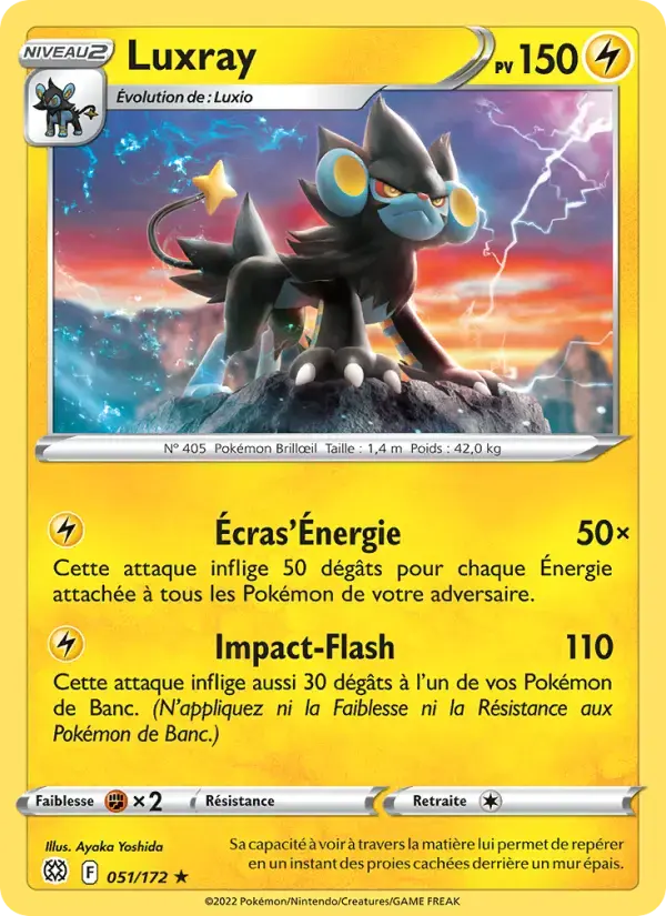 Carte Pokémon Luxray #051 — Stars Étincelantes