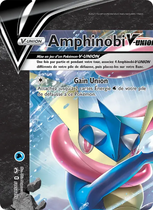 Carte Pokémon Amphinobi V-UNION #SWSH155 — Promos Épée et Bouclier