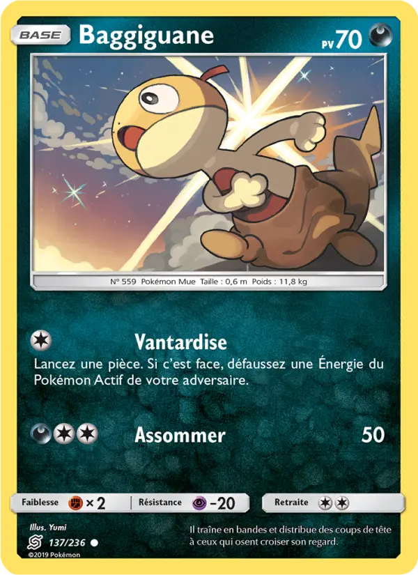 Carte Pokémon Baggiguane #137 — Harmonie des Esprits