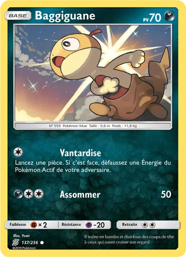 Carte Pokémon Baggiguane #137 — Harmonie des Esprits