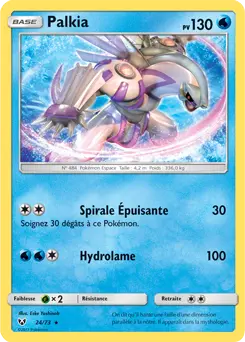 Carte Pokémon Palkia #24 — Légendes Brillantes