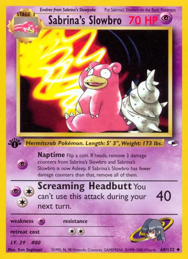 Sabrina's Slowbro #60 — Gym Heroes