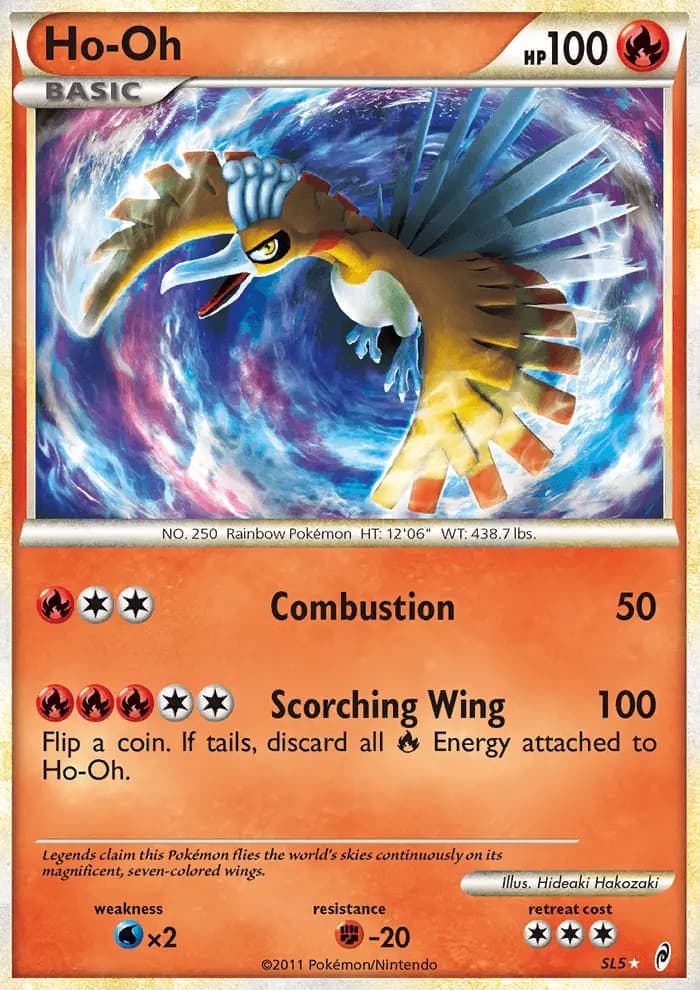 Carte Pokémon Ho-Oh #100 — L'Appel des Légendes