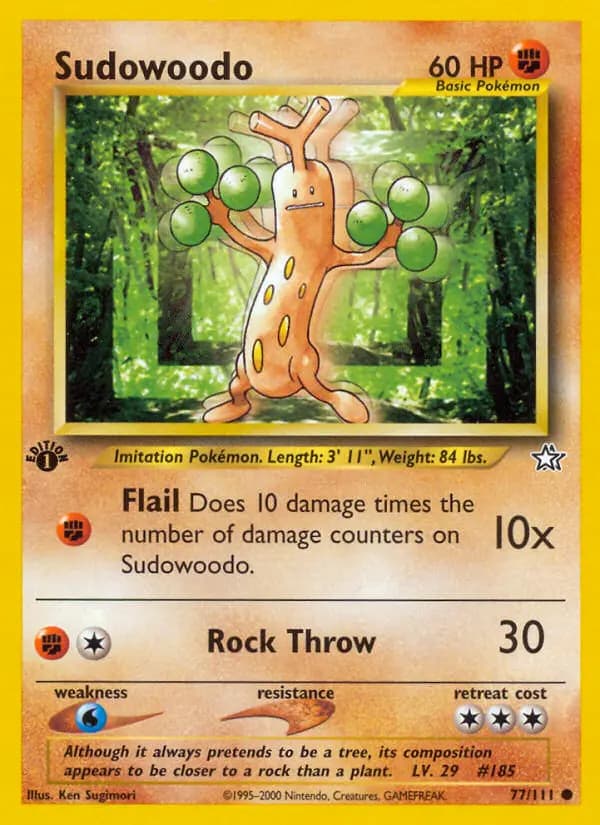 Sudowoodo #77 — Neo Genesis